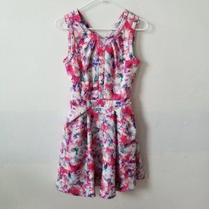 Mcginn Rainbow Tie Dye Watercolor Dress Size 4.